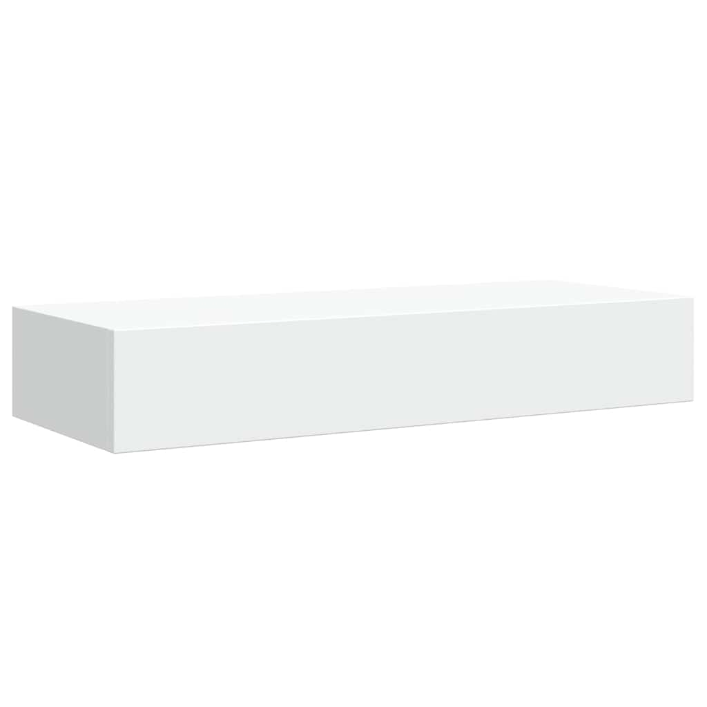 Étagères à tiroirs murales 2 pcs Blanc 60x23,5x10 cm MDF - XIOS