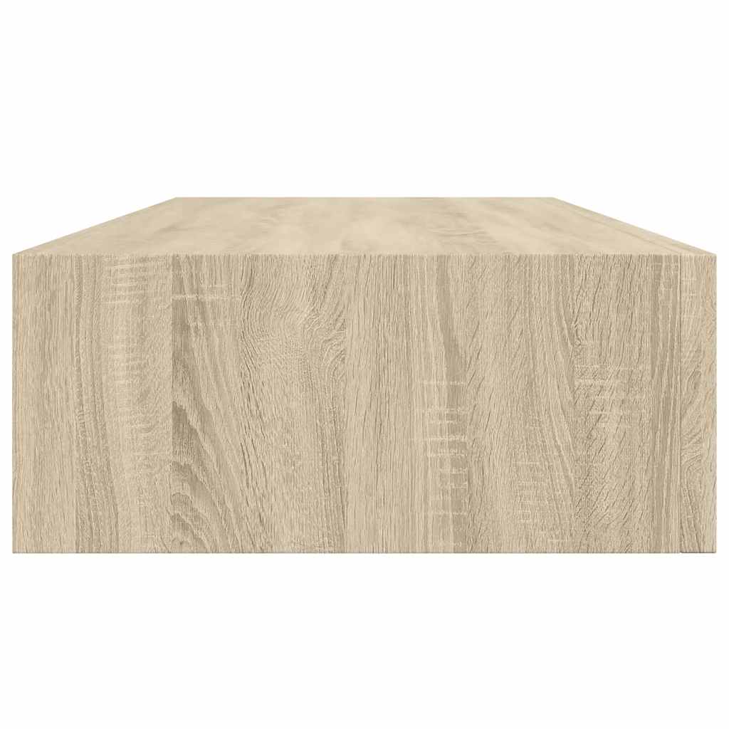 Étagère à tiroir murale chêne 60x23,5x10 cm MDF - XIOS