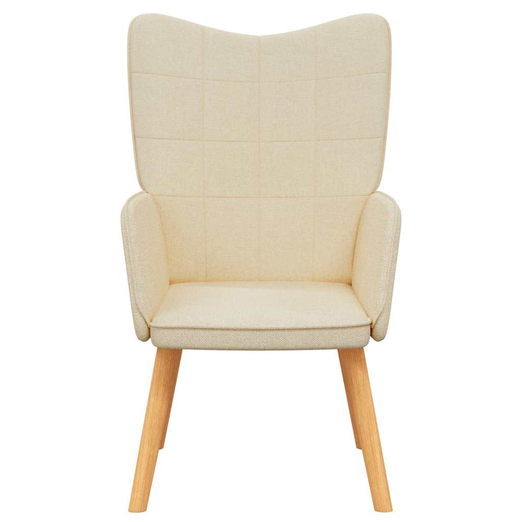 Chaise de relaxation Crème Tissu - XIOS