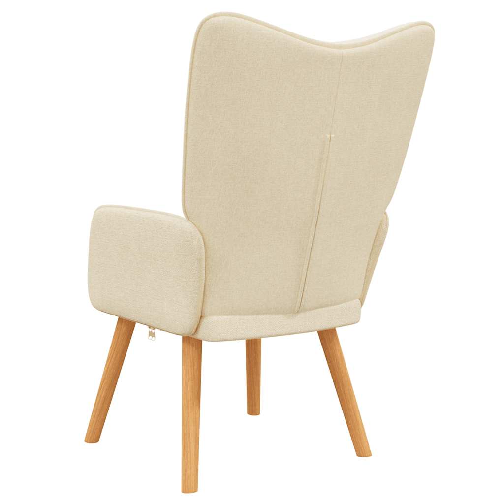 Chaise de relaxation Crème Tissu - XIOS