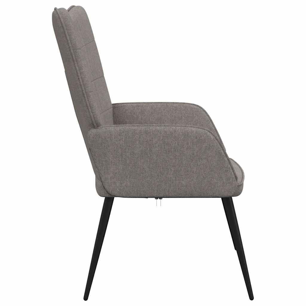 Chaise de relaxation Taupe Tissu - XIOS