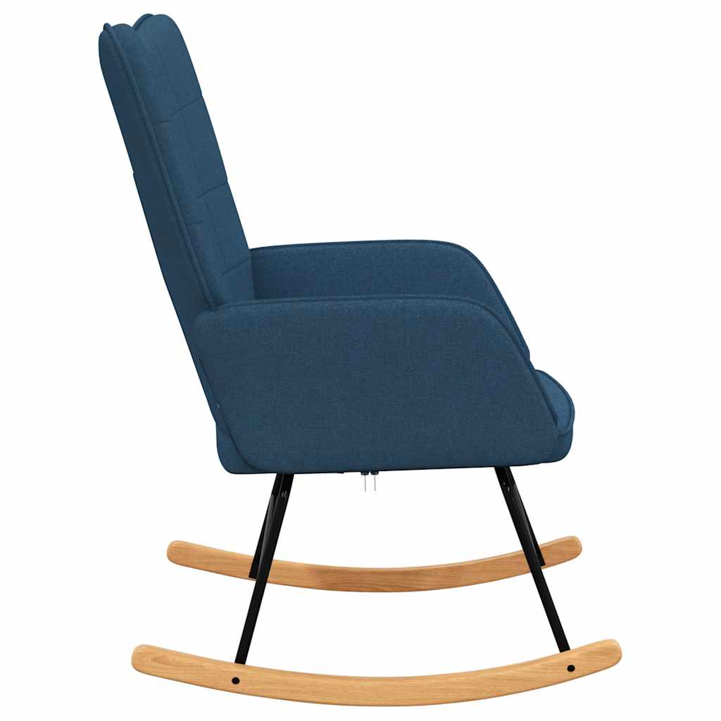 Chaise à bascule Bleu Tissu - XIOS
