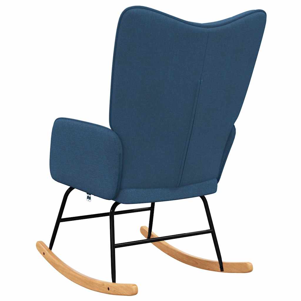Chaise à bascule Bleu Tissu - XIOS