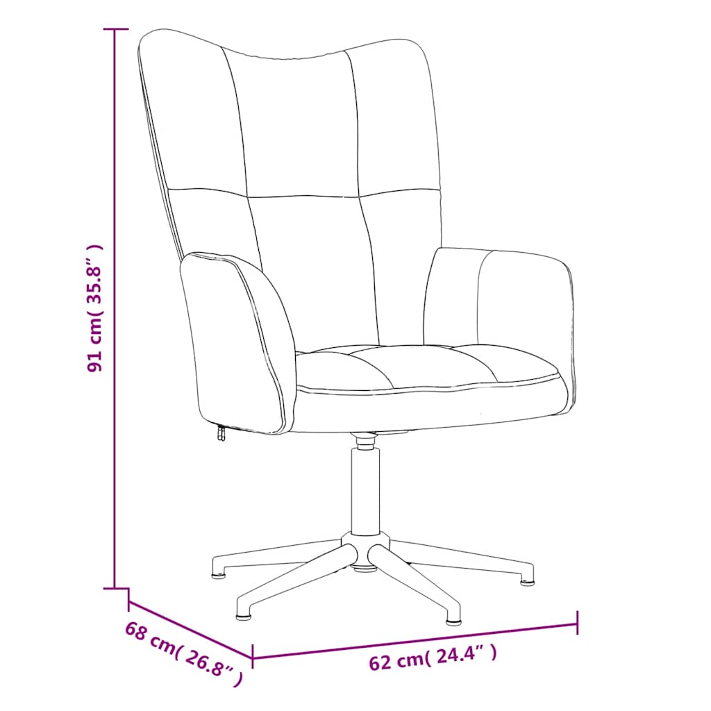 Chaise de relaxation Rouge bordeaux Velours - XIOS