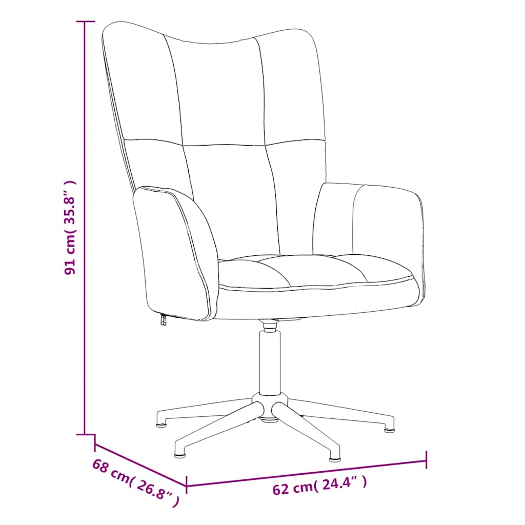 Chaise de relaxation avec tabouret Jaune moutarde Velours - XIOS