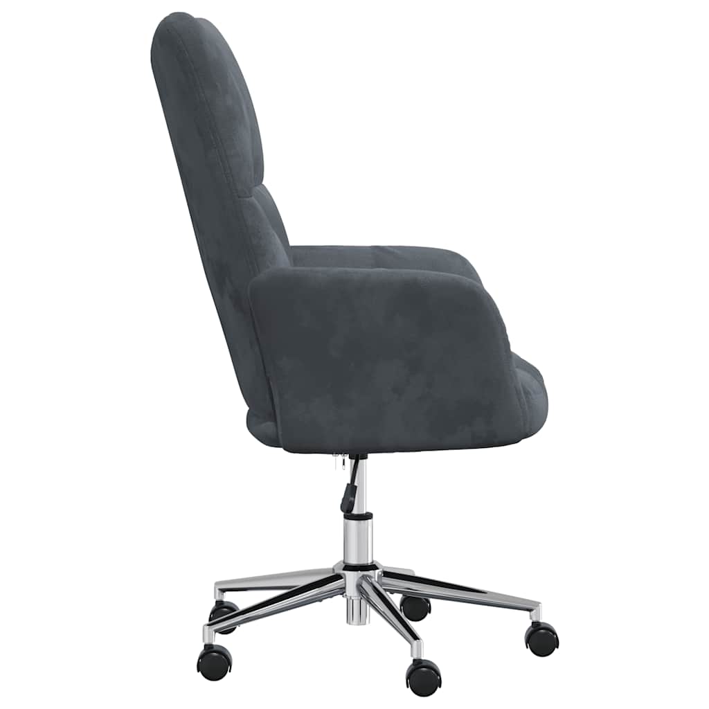 Chaise de relaxation Gris foncé Velours - XIOS