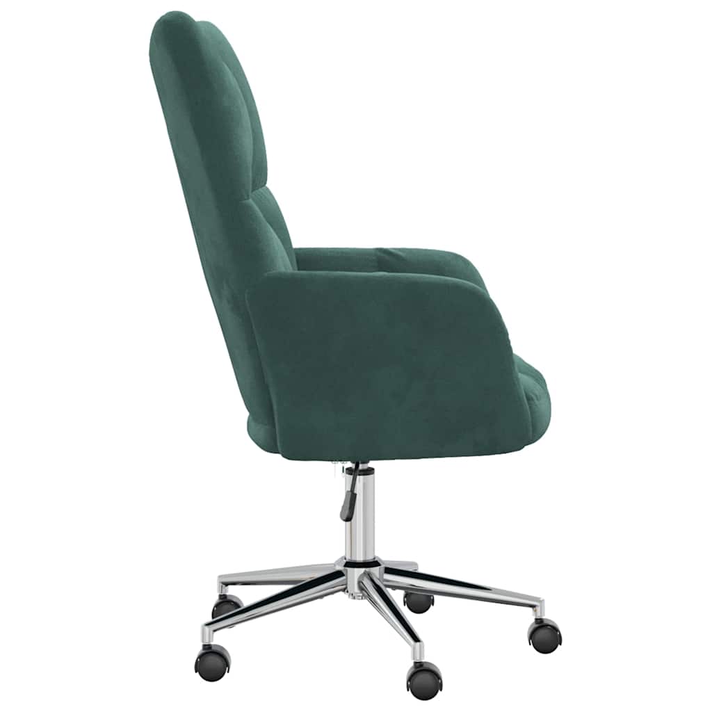 Chaise de relaxation Vert foncé Velours - XIOS
