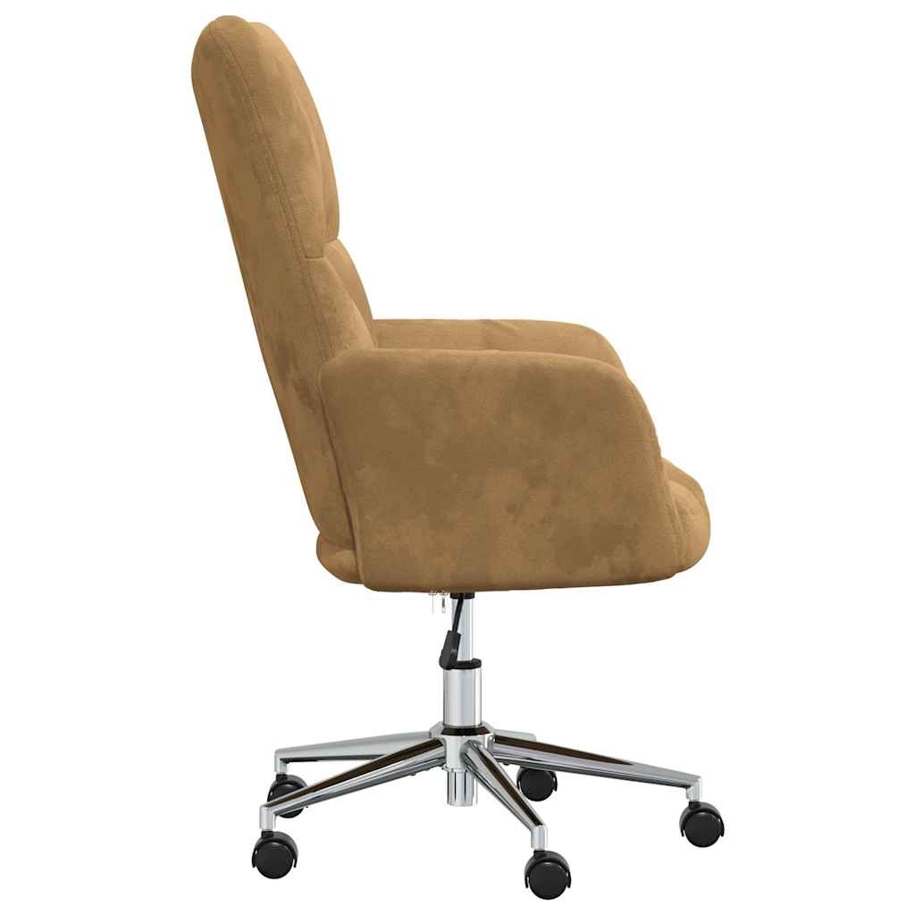 Chaise de relaxation Marron Velours - XIOS