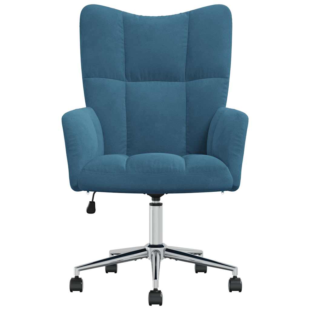 Chaise de relaxation Bleu Velours - XIOS