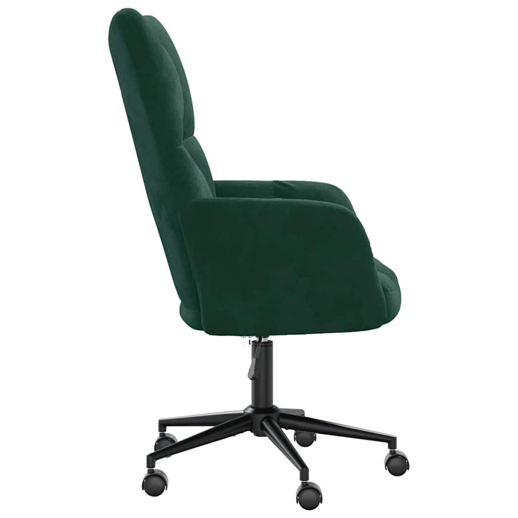 Chaise de relaxation Vert foncé Velours - XIOS