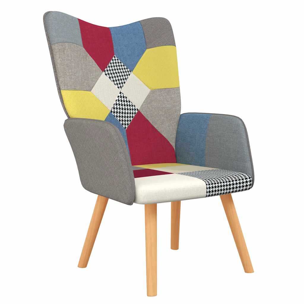 Chaise de relaxation Patchwork Tissu