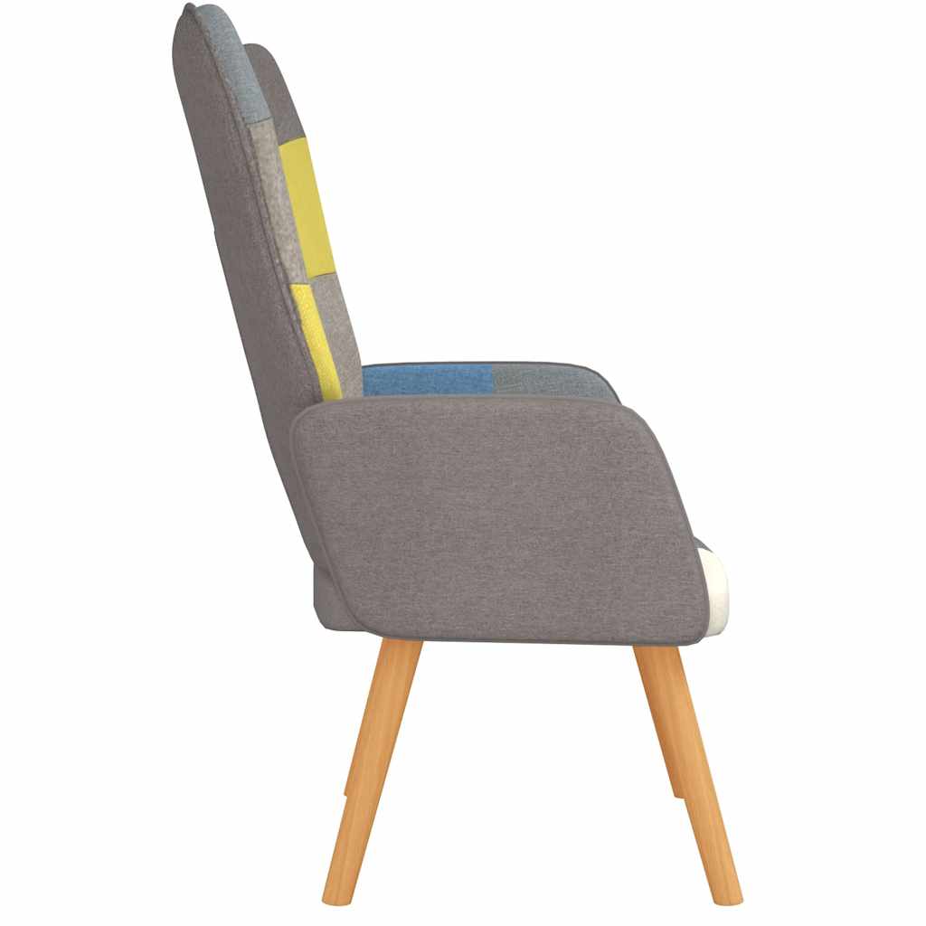 Chaise de relaxation Patchwork Tissu