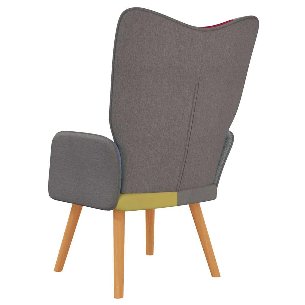 Chaise de relaxation Patchwork Tissu