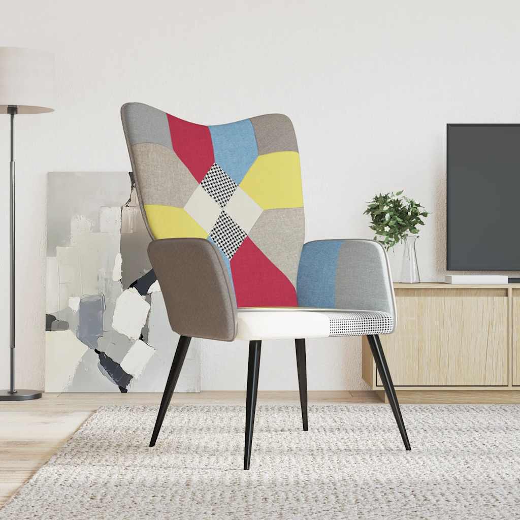 Chaise de relaxation Patchwork Tissu - XIOS