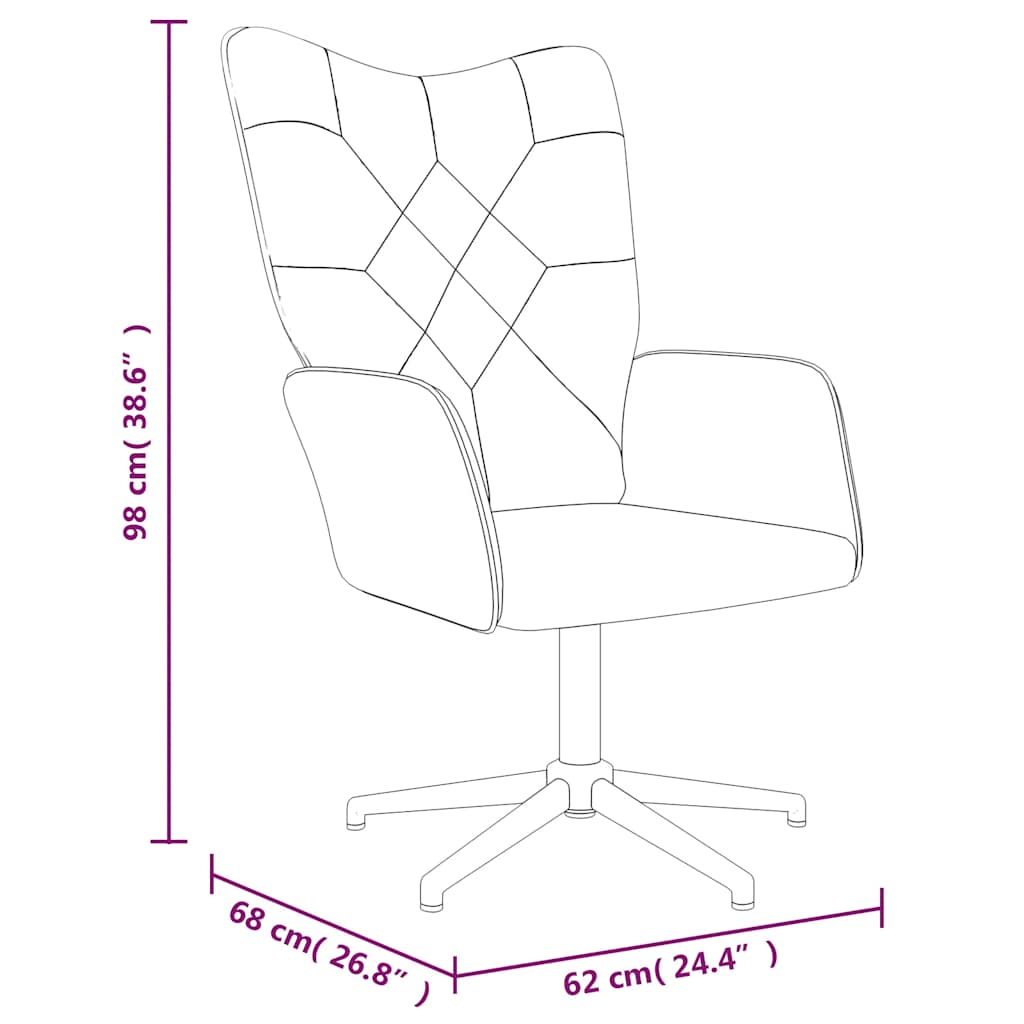 Chaise de relaxation avec repose-pied Patchwork Tissu - XIOS