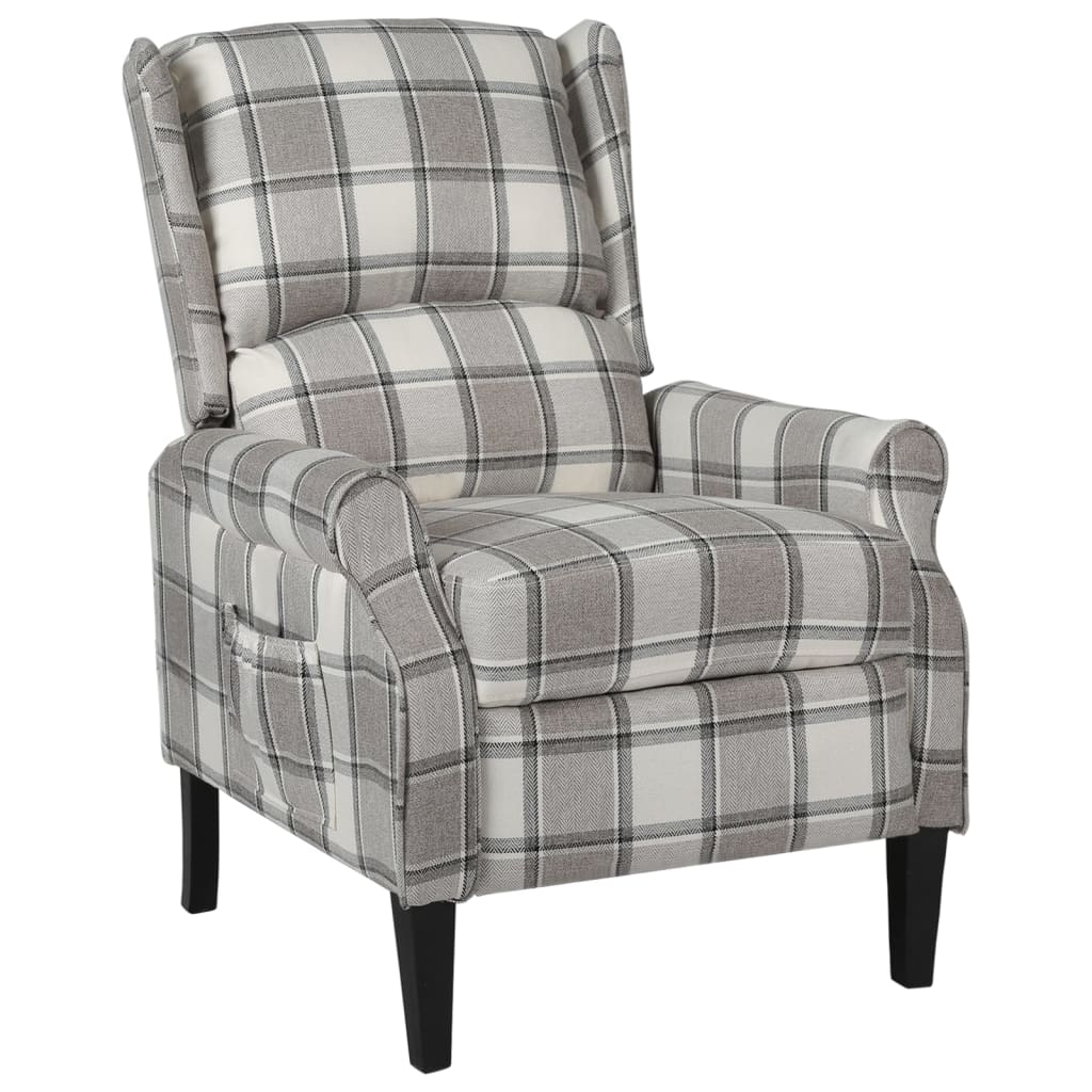 Fauteuil inclinable Gris Tissu - XIOS