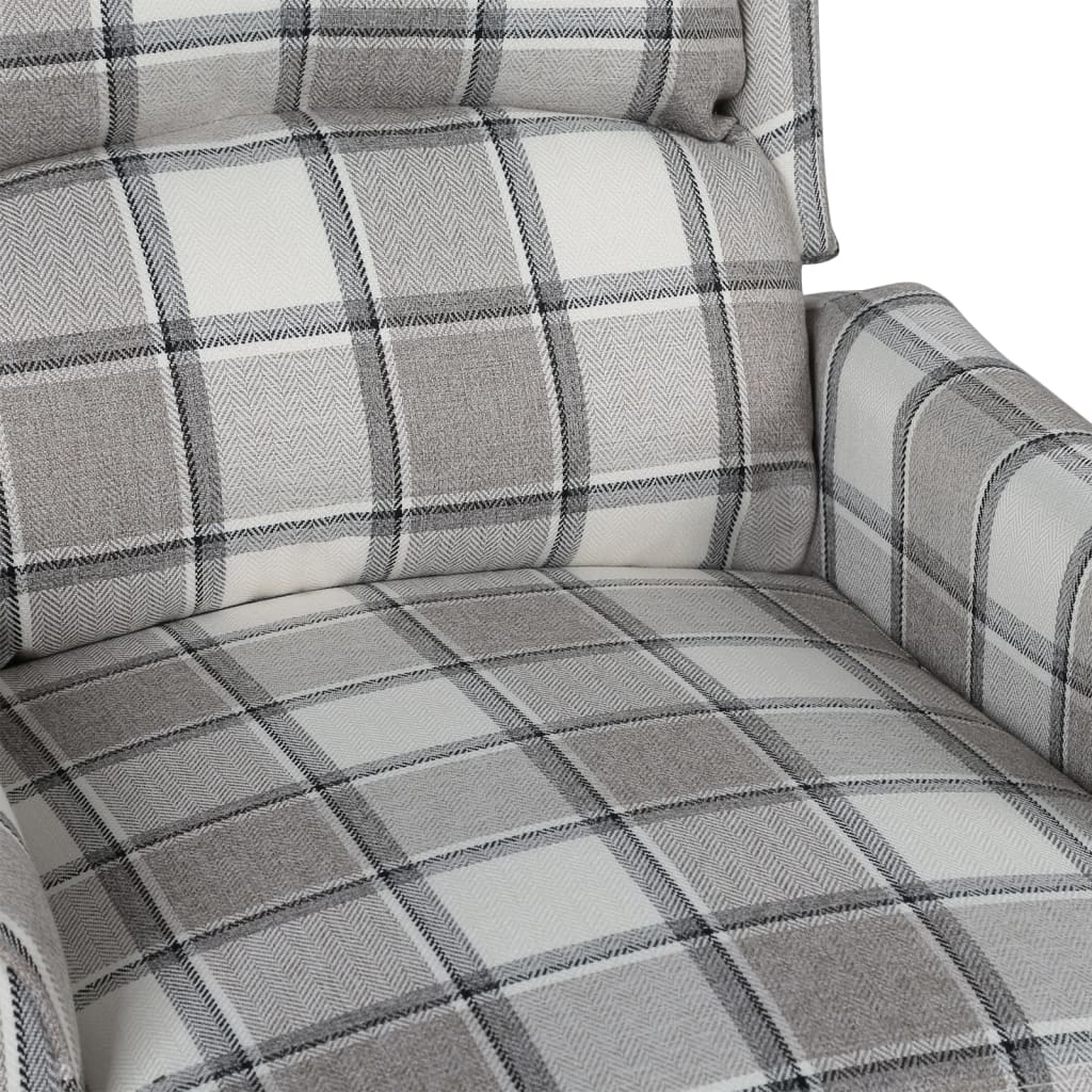 Fauteuil inclinable Gris Tissu - XIOS