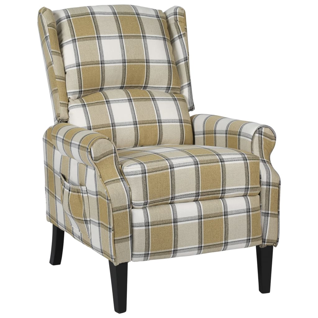 Fauteuil inclinable Vert Tissu - XIOS