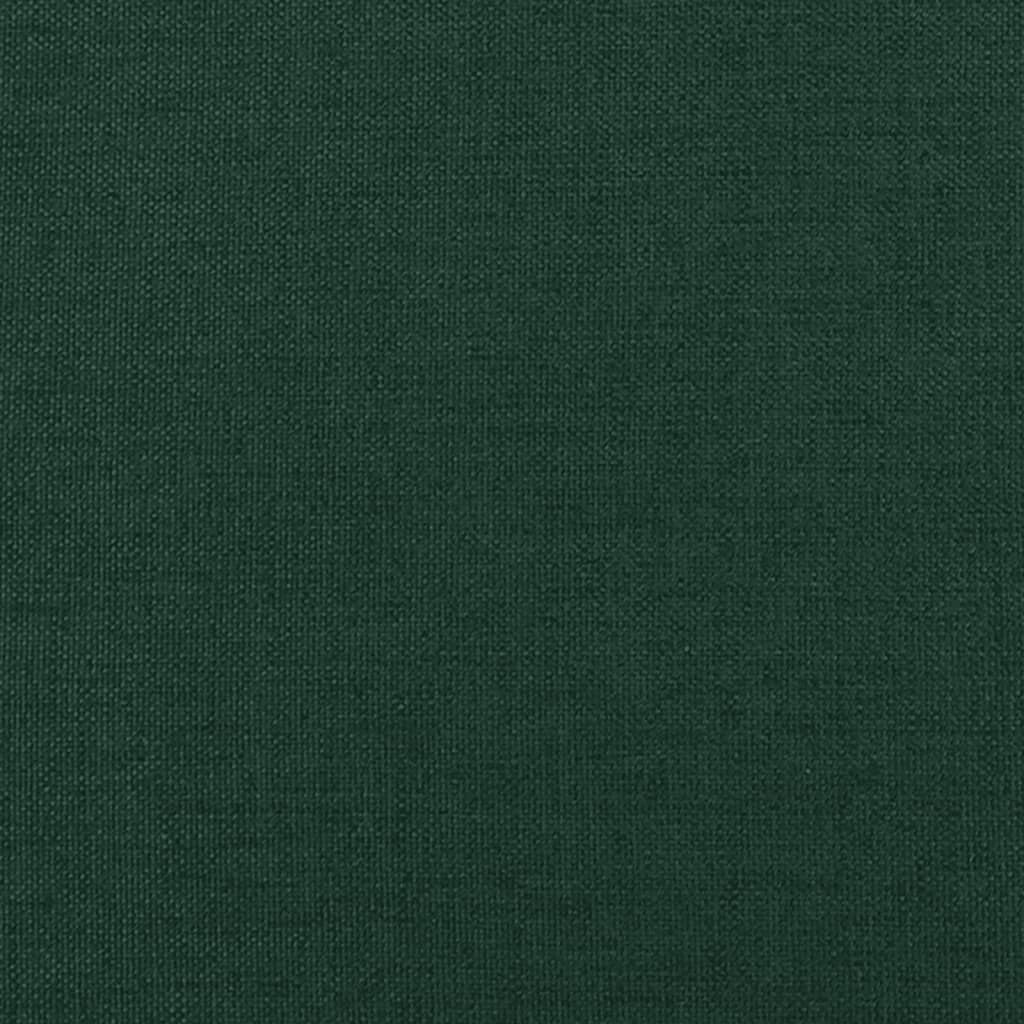 Tabouret avec pieds en bois Vert foncé Tissu - XIOS