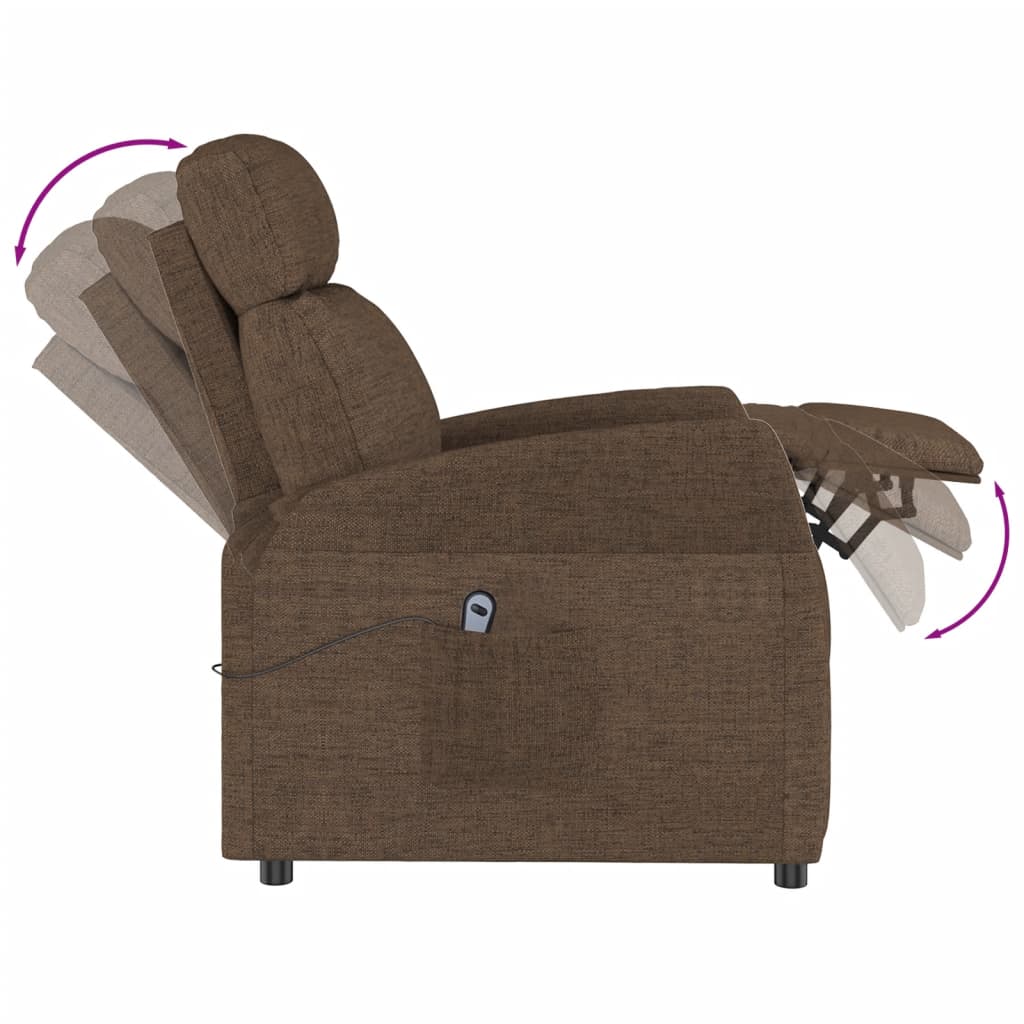 Fauteuil Marron Tissu - XIOS