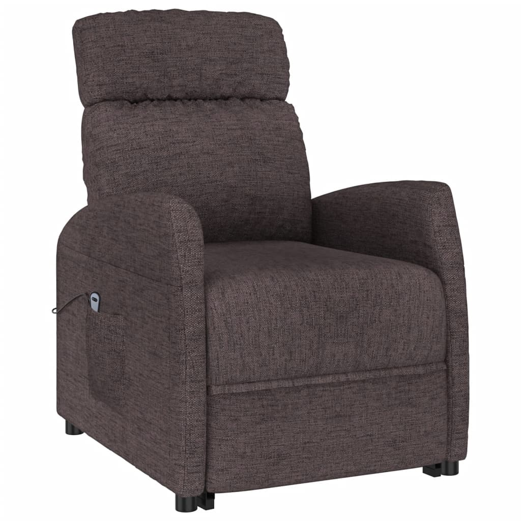 Fauteuil Marron foncé Tissu - XIOS