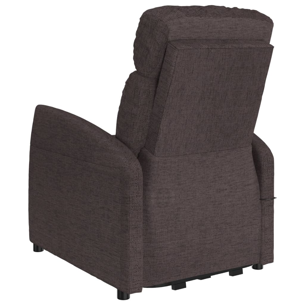 Fauteuil Marron foncé Tissu - XIOS