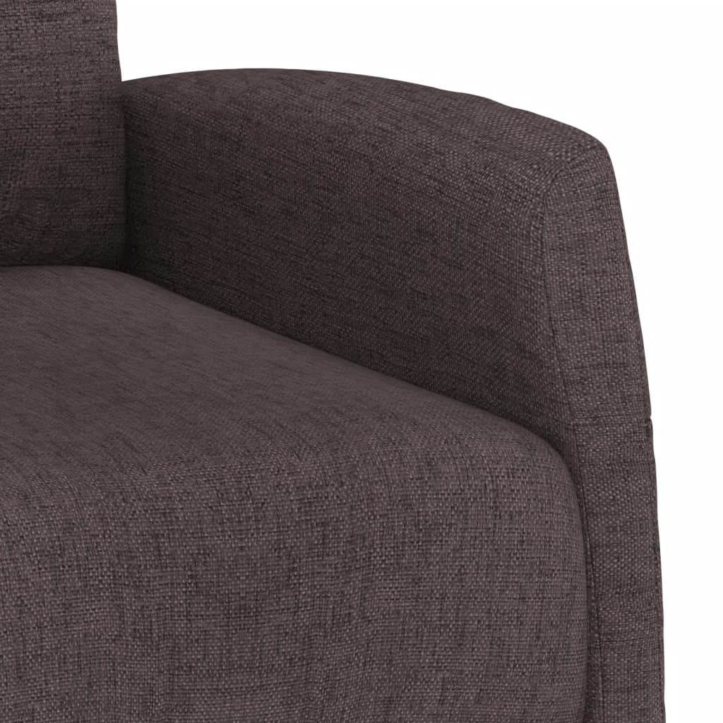 Fauteuil Marron foncé Tissu - XIOS