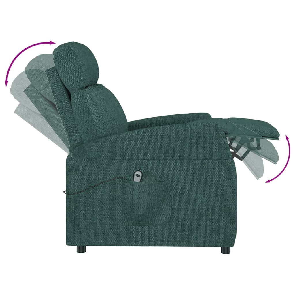 Fauteuil Vert foncé Tissu - XIOS