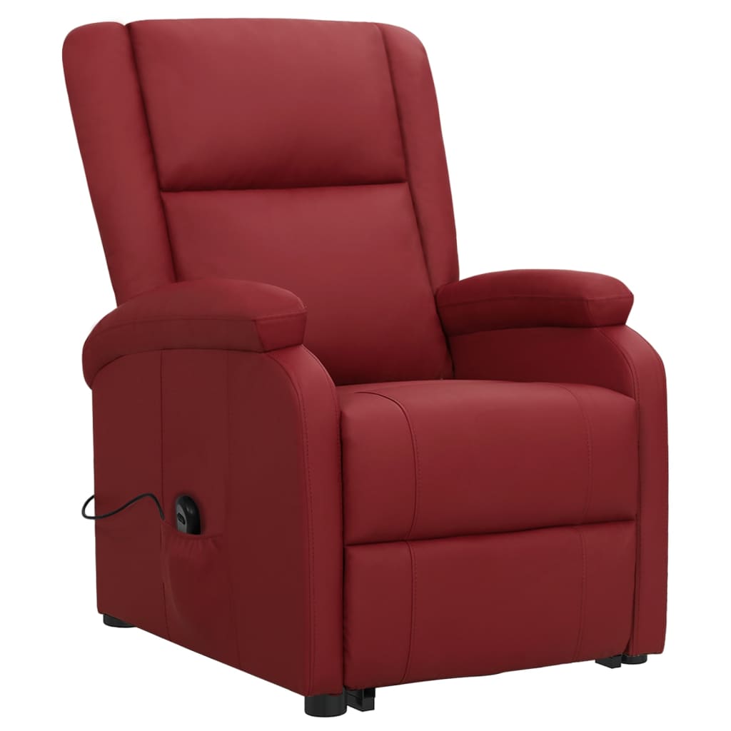 Fauteuil Rouge bordeaux Similicuir - XIOS