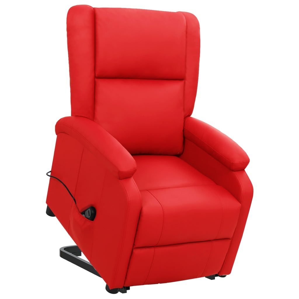 Fauteuil Rouge Similicuir