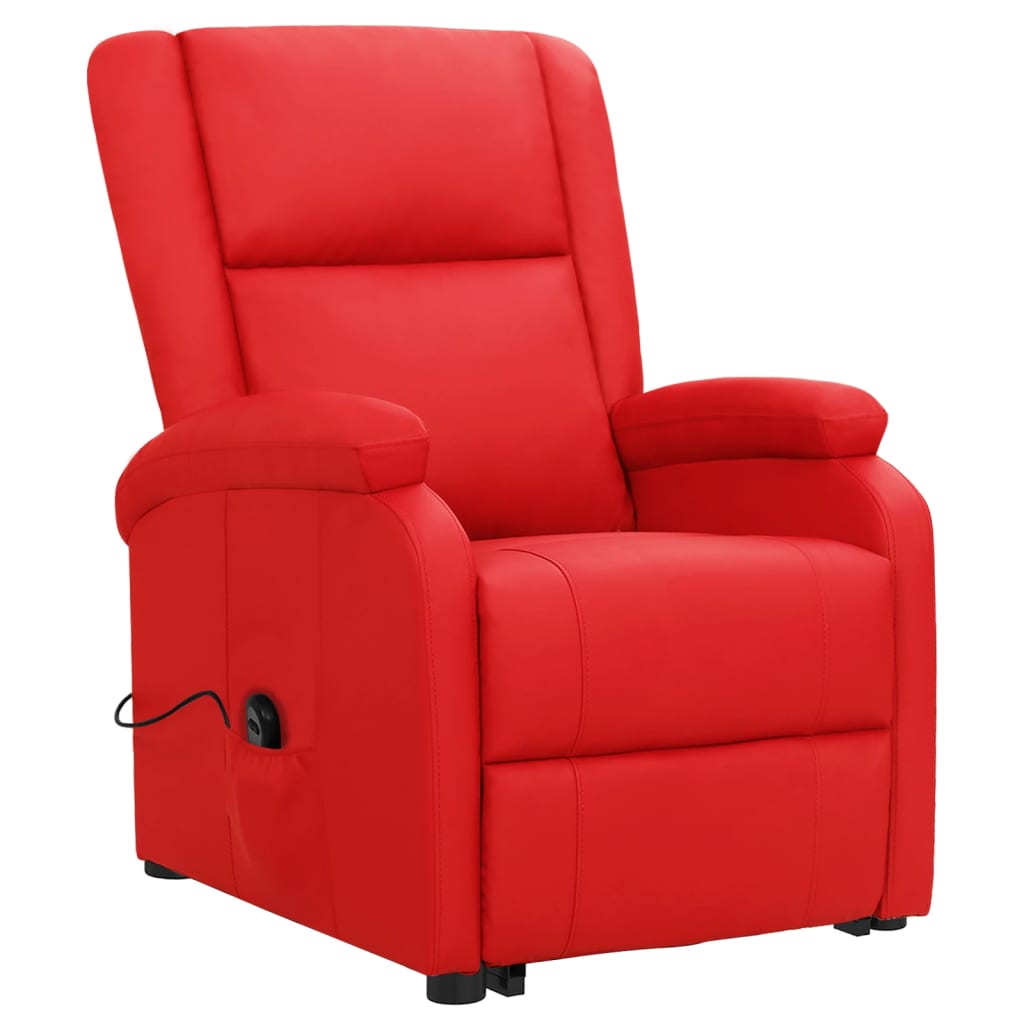 Fauteuil Rouge Similicuir