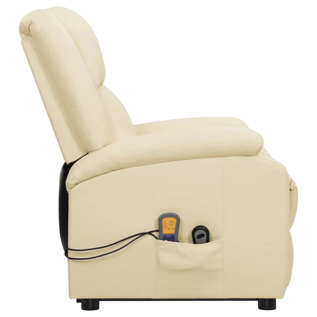 Fauteuil de massage Crème Similicuir - XIOS