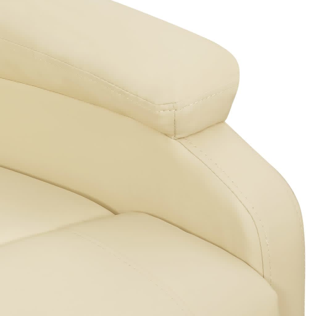Fauteuil de massage Crème Similicuir - XIOS