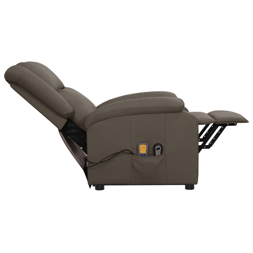 Fauteuil de massage Gris Similicuir - XIOS