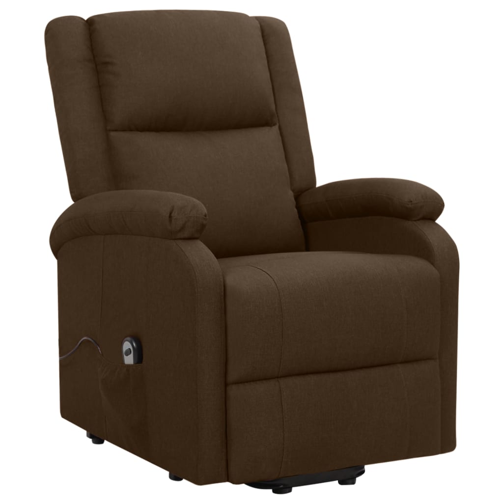 Fauteuil Marron foncé Tissu - XIOS