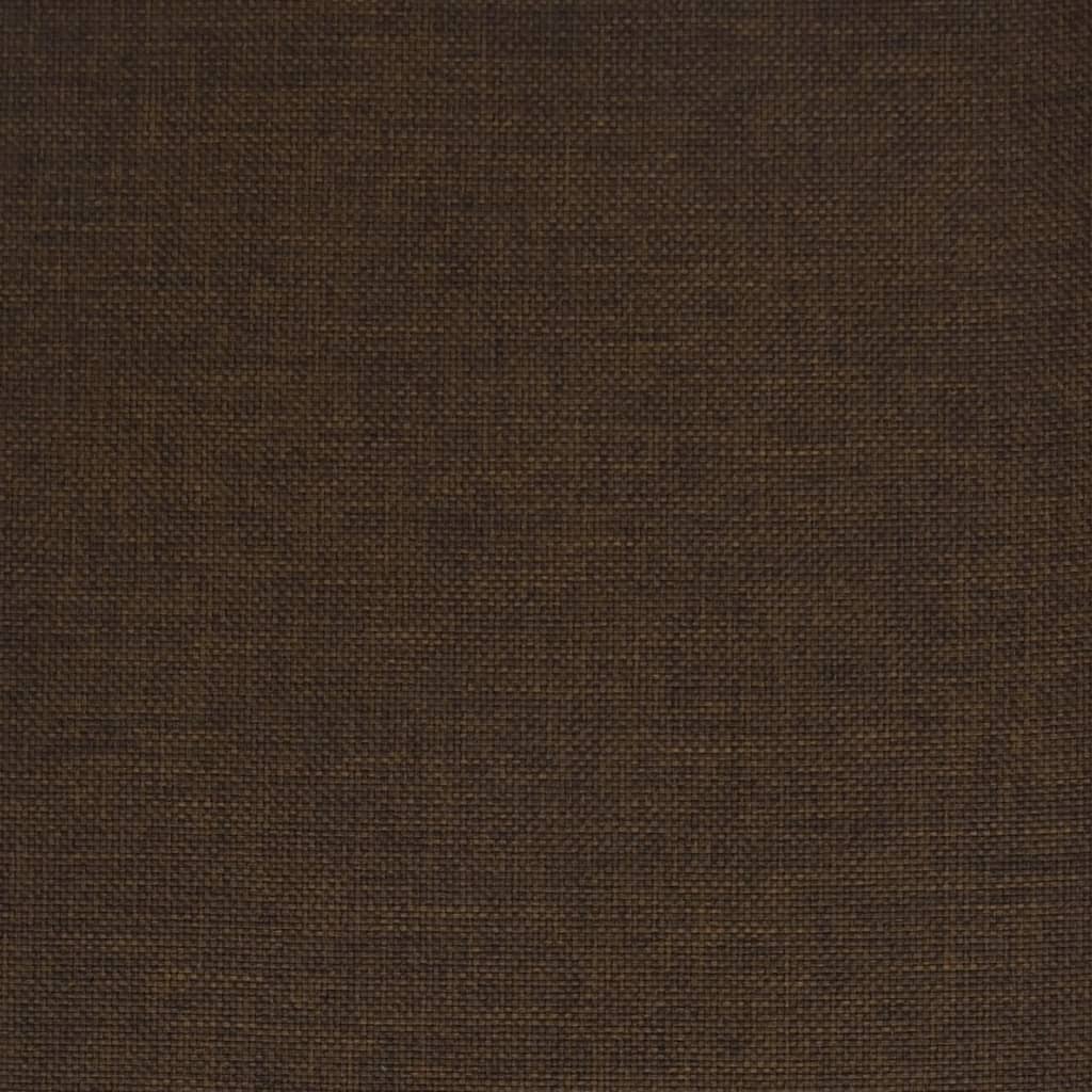 Fauteuil de massage Marron foncé Tissu Fauteuils électriques vidaXL