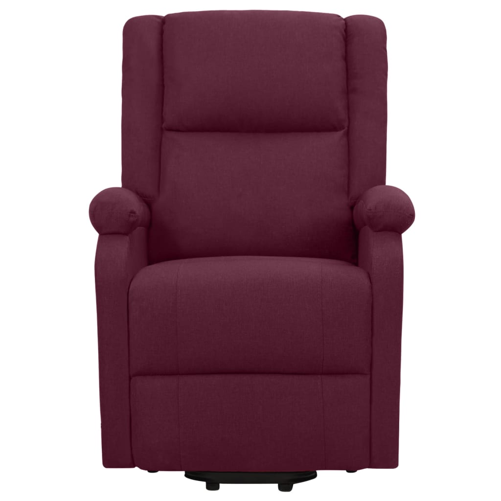 Fauteuil de massage Violet Tissu Fauteuils électriques vidaXL