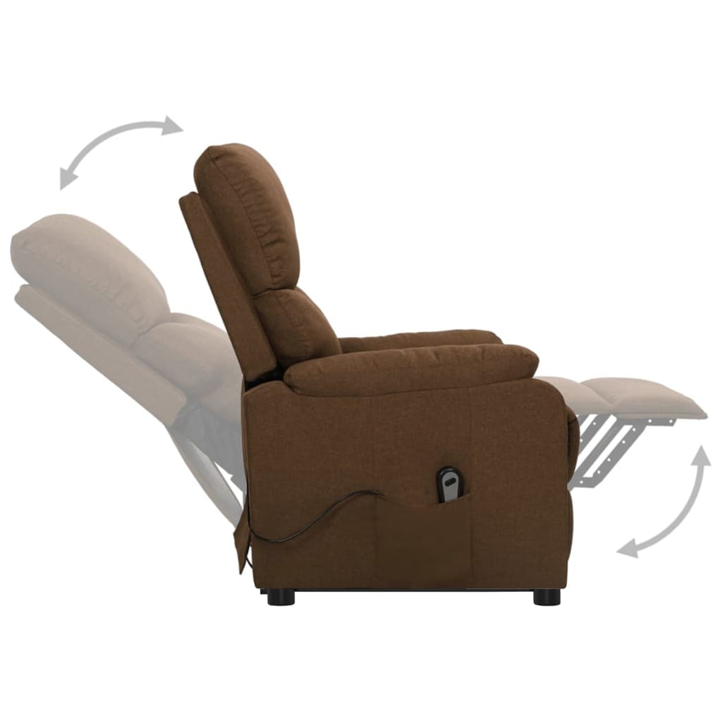 Fauteuil Marron Tissu - XIOS