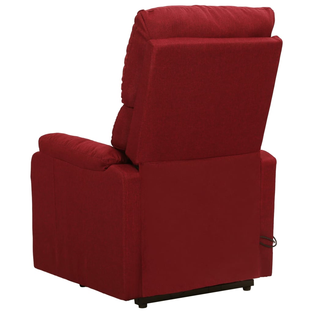Fauteuil de massage Rouge bordeaux Tissu - XIOS