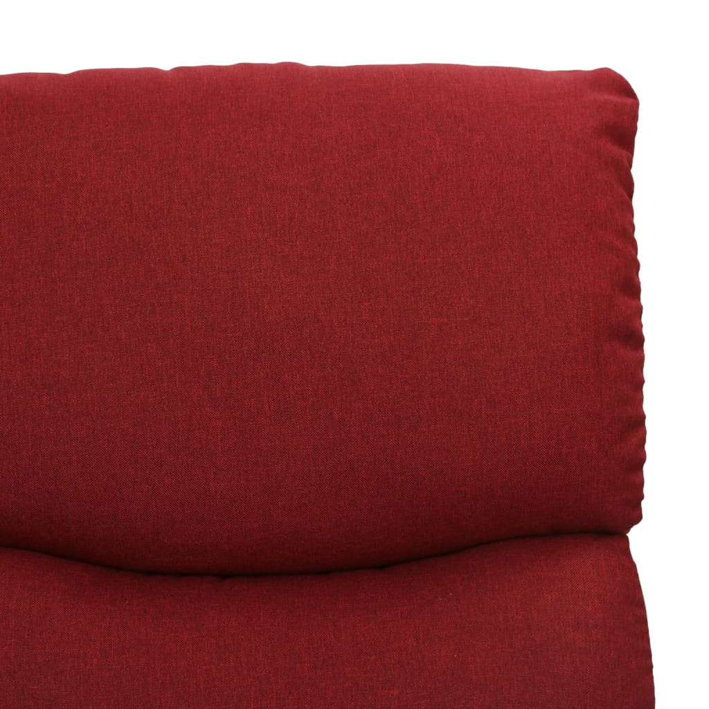 Fauteuil de massage Rouge bordeaux Tissu - XIOS