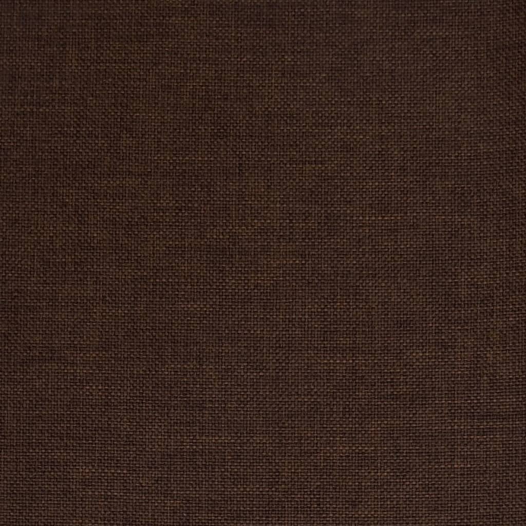 Fauteuil de massage Marron foncé Tissu