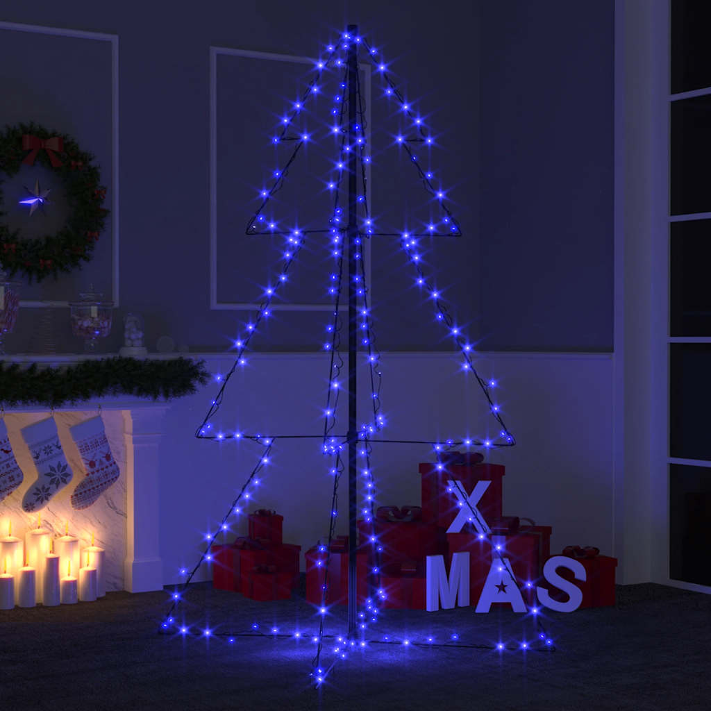 Arbre de Noël cône 200 LED d'intérieur/d'extérieur 98x150 cm - XIOS