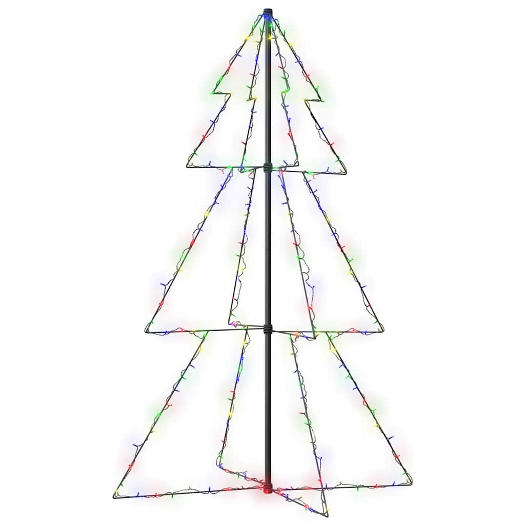 Arbre de Noël cône 200 LED d'intérieur/d'extérieur 98x150 cm - XIOS