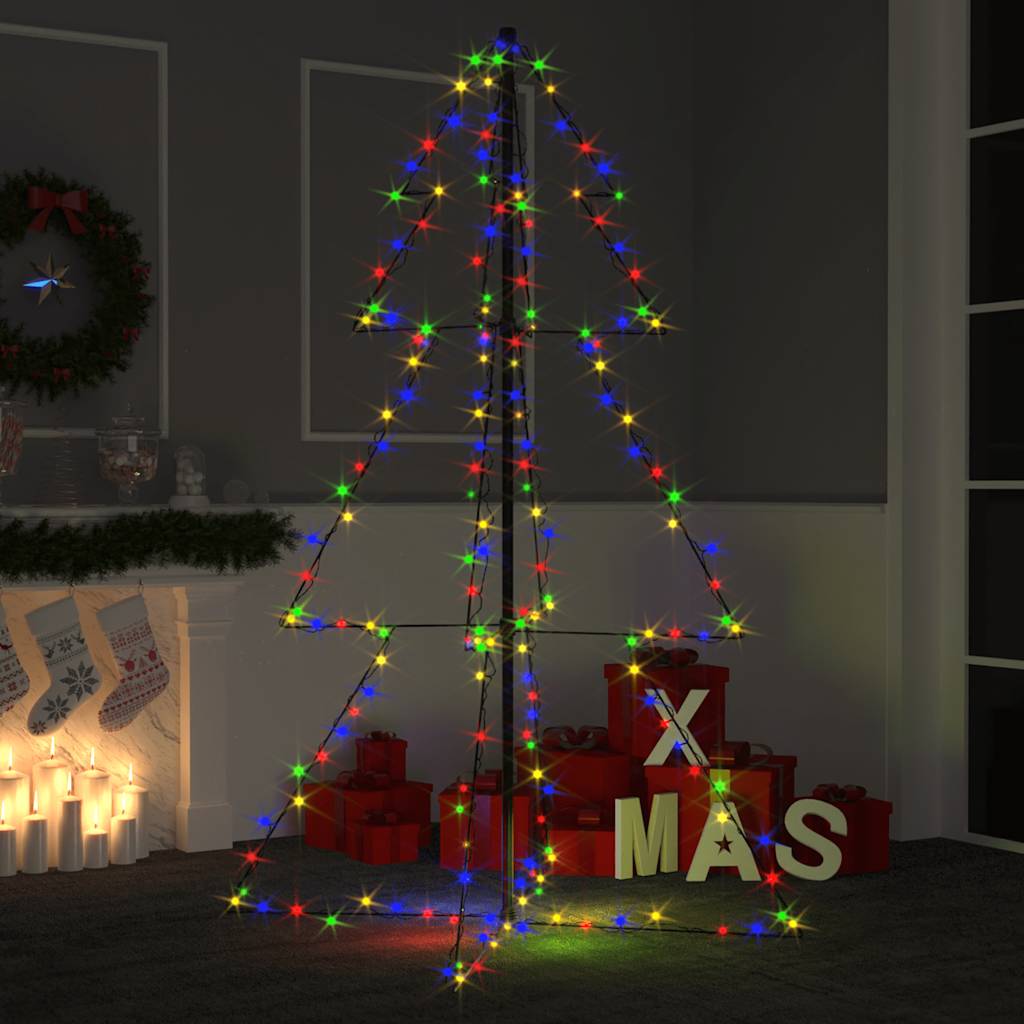 Arbre de Noël cône 200 LED d'intérieur/d'extérieur 98x150 cm - XIOS