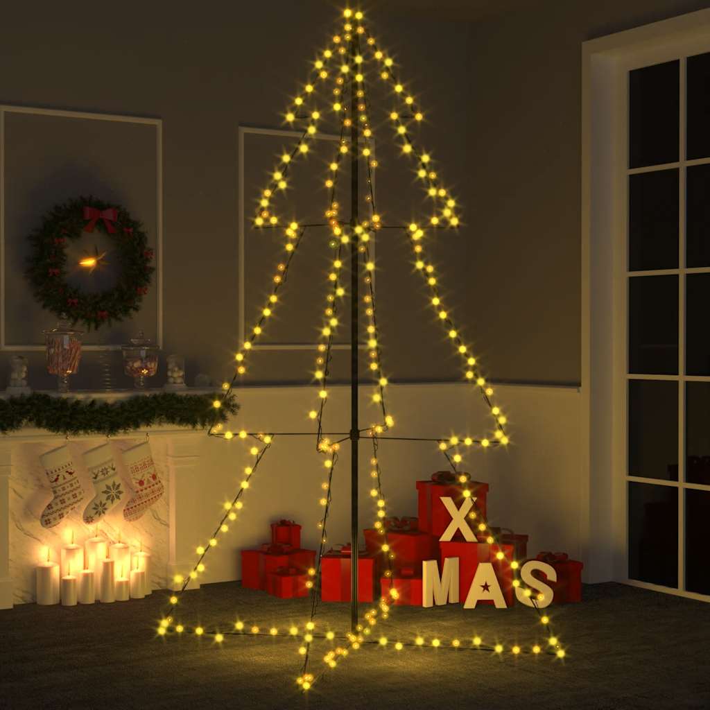 Arbre de Noël cône 240 LED d'intérieur/d'extérieur 118x180 cm - XIOS