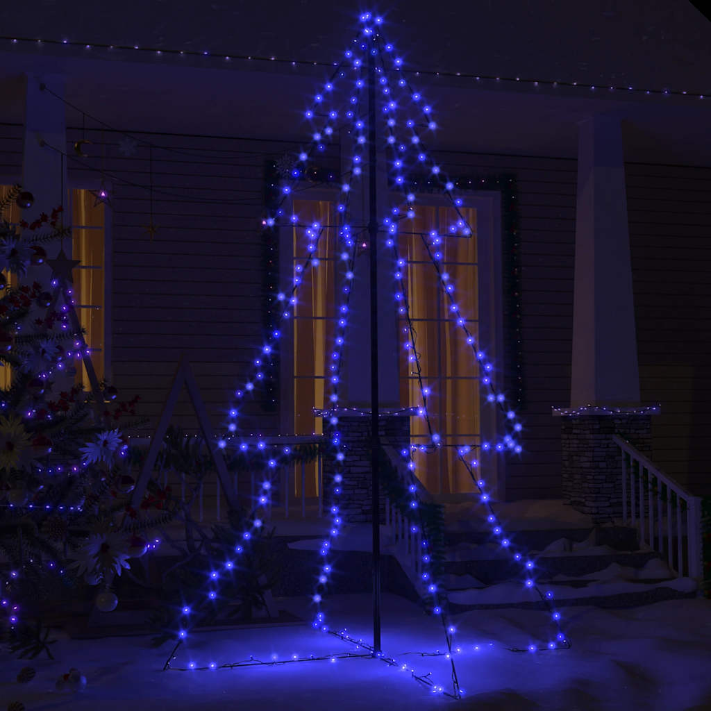 Arbre de Noël cône 240 LED d'intérieur/d'extérieur 118x180 cm - XIOS