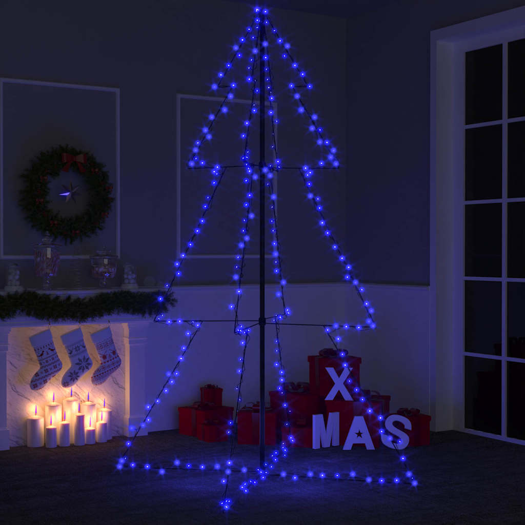Arbre de Noël cône 240 LED d'intérieur/d'extérieur 118x180 cm - XIOS