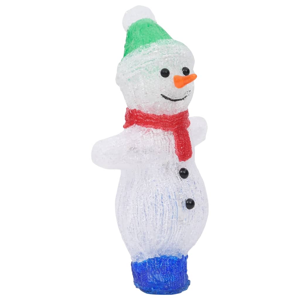 Silhouette de bonhomme de neige de Noël LED Acrylique 30 cm - XIOS
