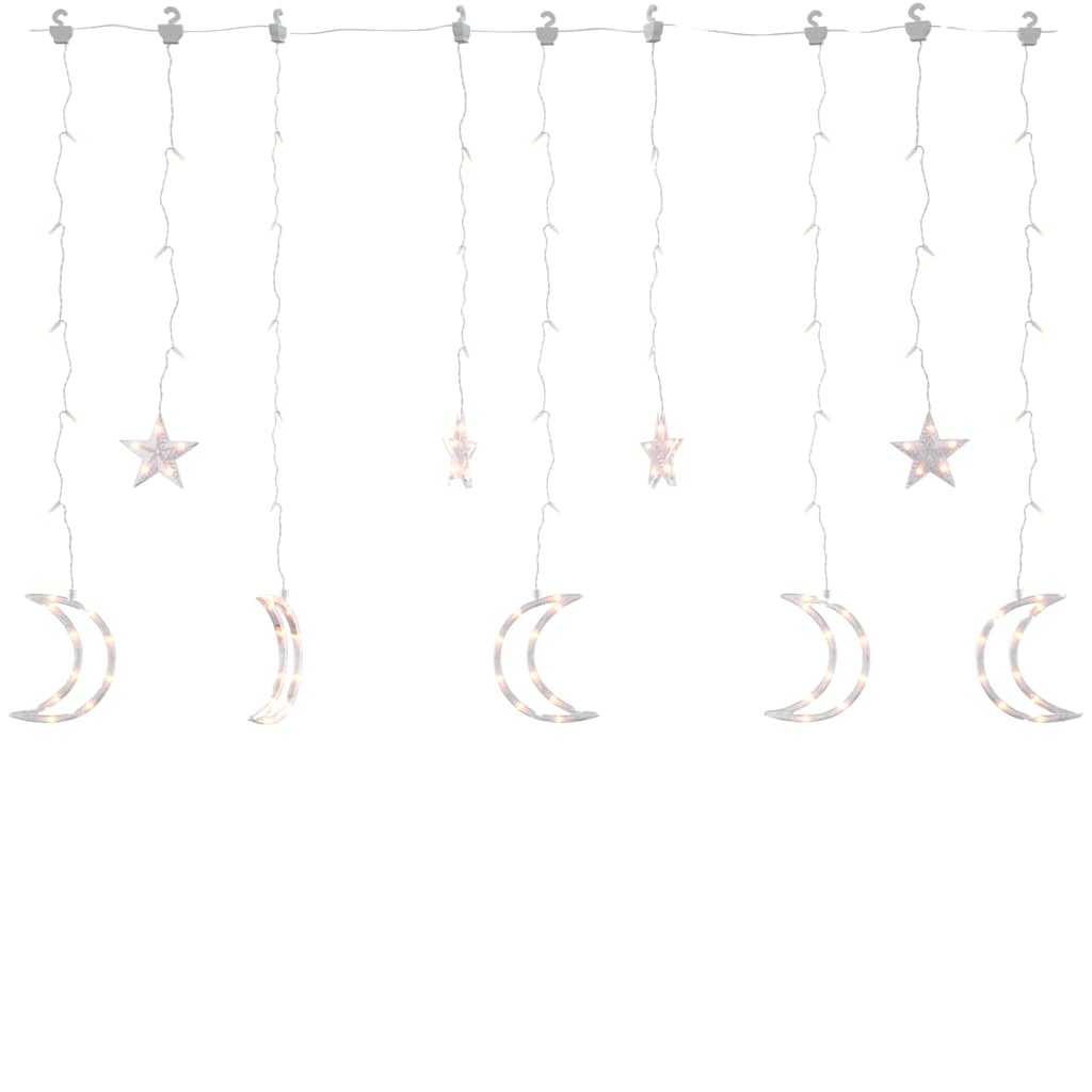 Guirlande lumineuse étoile et lune avec télécommande 345 LED - XIOS