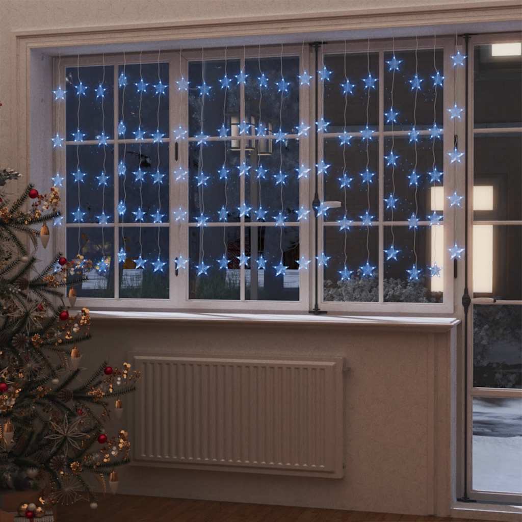 Guirlande lumineuse à étoiles LED 500 LED Bleu 8 fonctions - XIOS